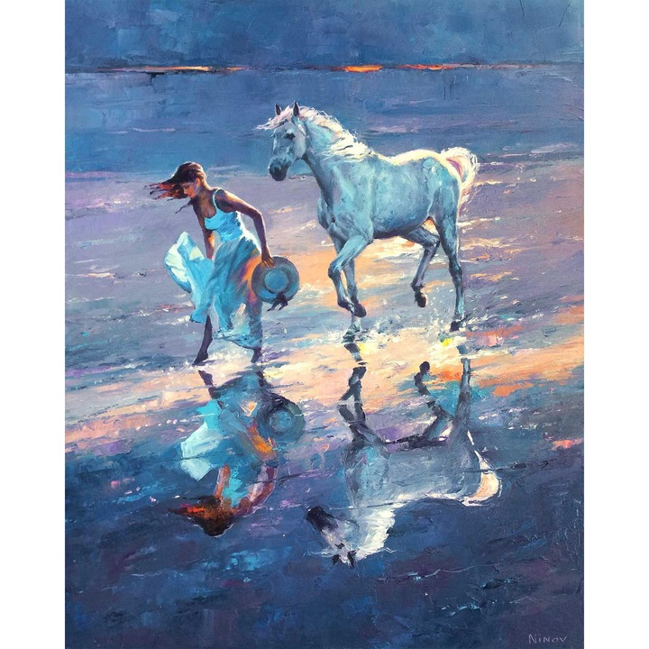 Рисуване по номера ITA ART, Ухание на море, 40х50см, Многоцветен