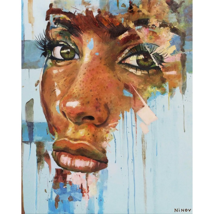 Рисуване по номера ITA ART, Мечтание, 40х50см, Многоцветен