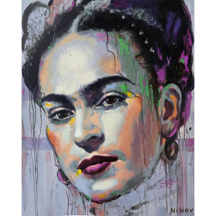Рисуване по номера ITA ART, Фрида, 40х50см, Многоцветен