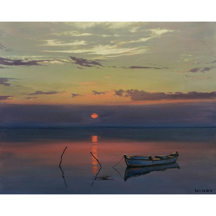 Рисуване по номера ITA ART, Магията на тишината, 40х50см, Многоцветен