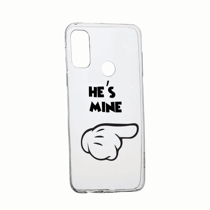 Силиконов калъф Unique за Alcatel 3X, He's Mine, Transparent TR 105