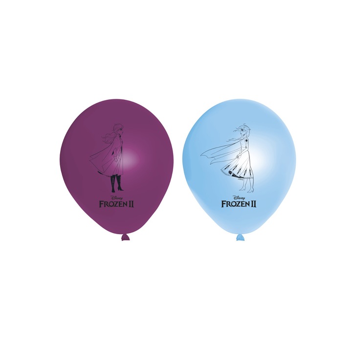 Set 8 baloane latex 28 cm, Frozen 2