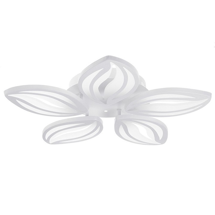 Lustra Led Cu Telecomanda, Esn 6549 5-WH, 120w