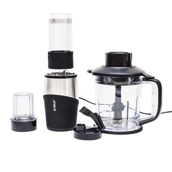 Blender Samus MultiMix 3 in 1, 600 W, Negru Blender Samus MultiMix 3 in 1, 600 W, Negru