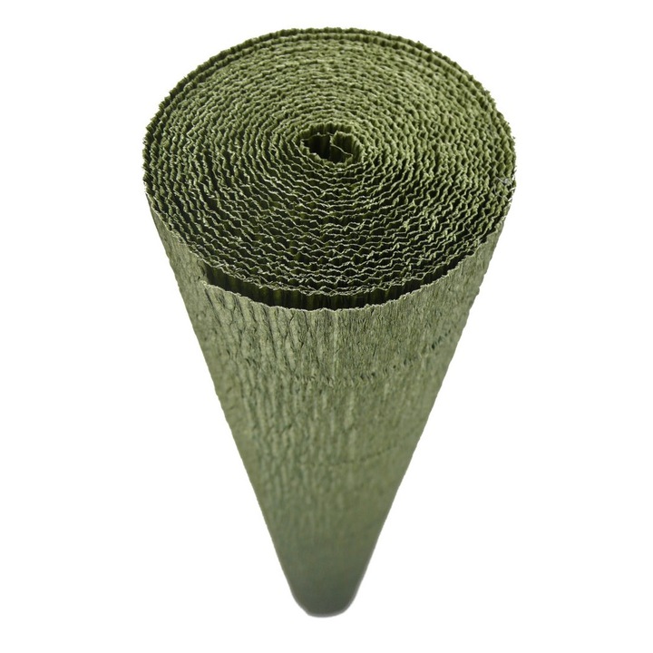 Флорална еластична креп хартия 180гр - Olive Green от Tiffanie Turner