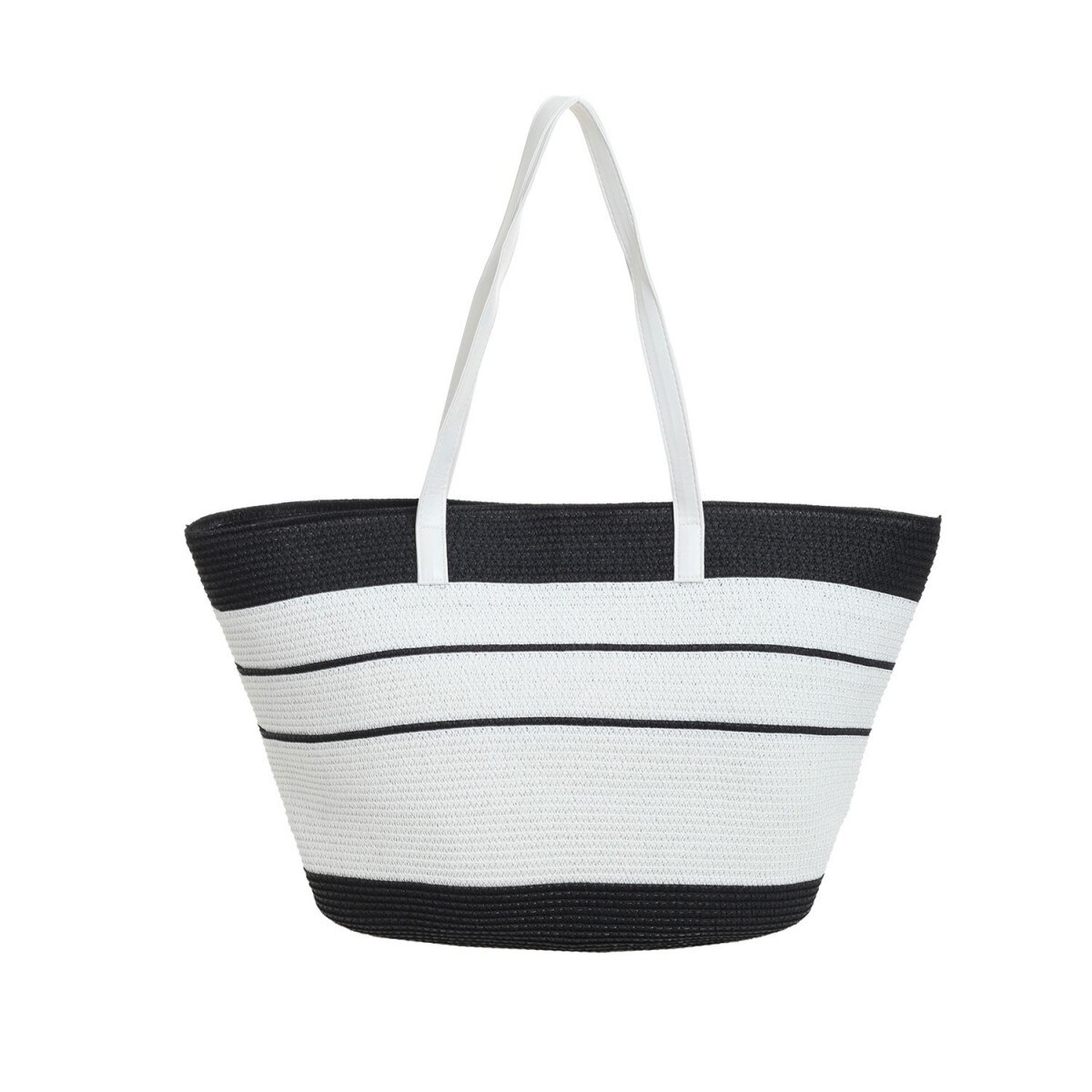 Дамска плажна чанта PAMI, SET1221281A, Черен eMAG.bg