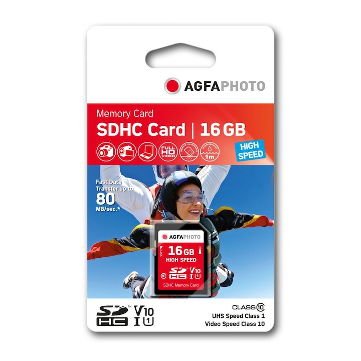 Карта памет Agfa SD SDHC 16GB CLASS 10 80MB/s