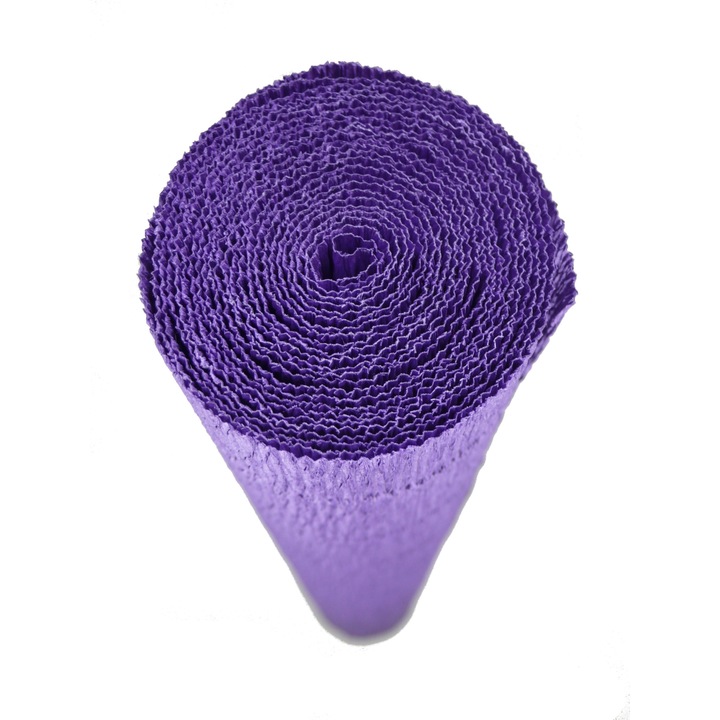 Флорална еластична креп хартия 180гр - Виолетова