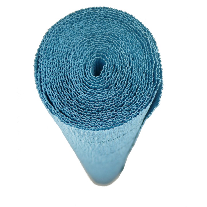 Hartie creponata elastica floristica 180gr - Azur Tiffany