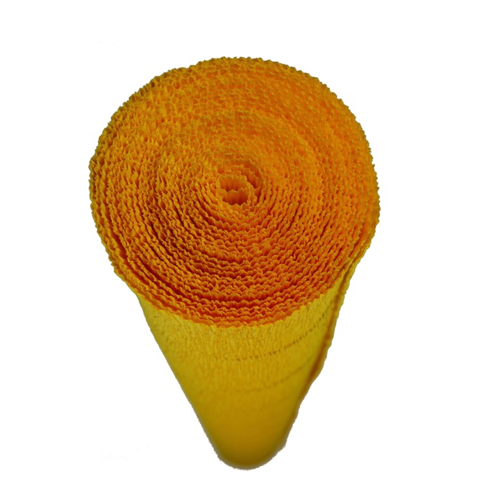 Hartie creponata elastica floristica 180gr - Margareta Yellow