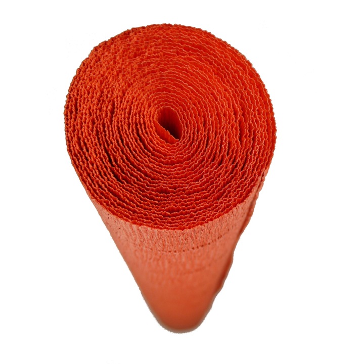 Флорална еластична креп хартия 180гр - Intense Orange