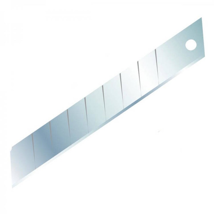 Set 10 lame cutter precizie titan, 18 x 0,5mm, Dedra