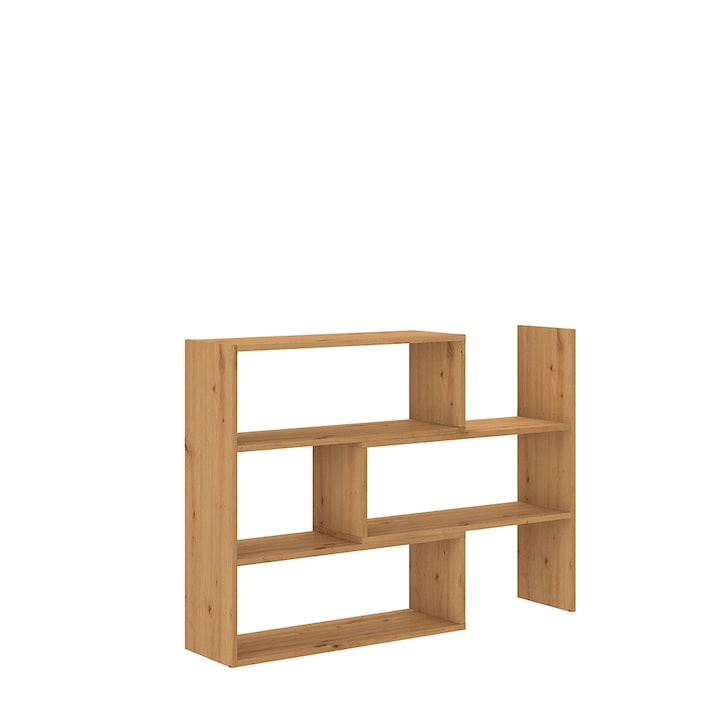 Kloe дъбов мдф рафт 73-125x24x83 см
