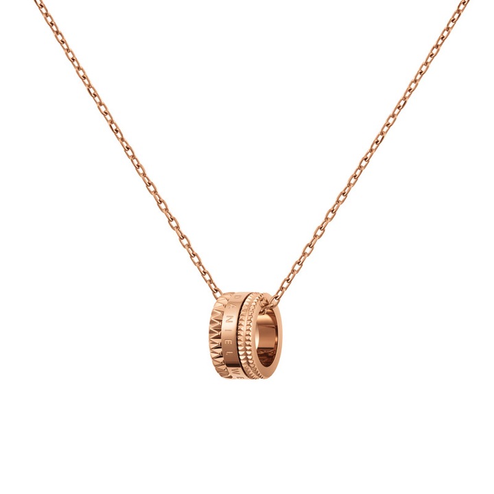 Lant cu pandantiv Daniel Wellington Elevation Rose Gold