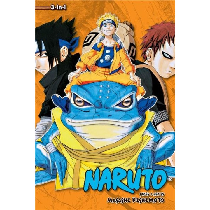 Naruto (3-in-1 Edition) Vol. 5 - The Terrible Experiment - Masashi Kishimoto