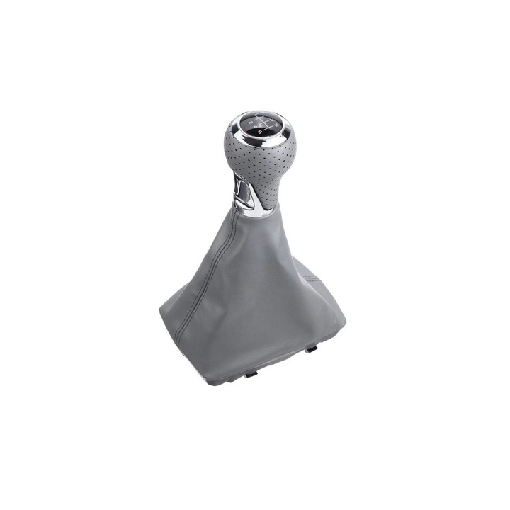 Nuca schimbator de viteze cu manson Audi A4 B6, 6 Trepte, Gri