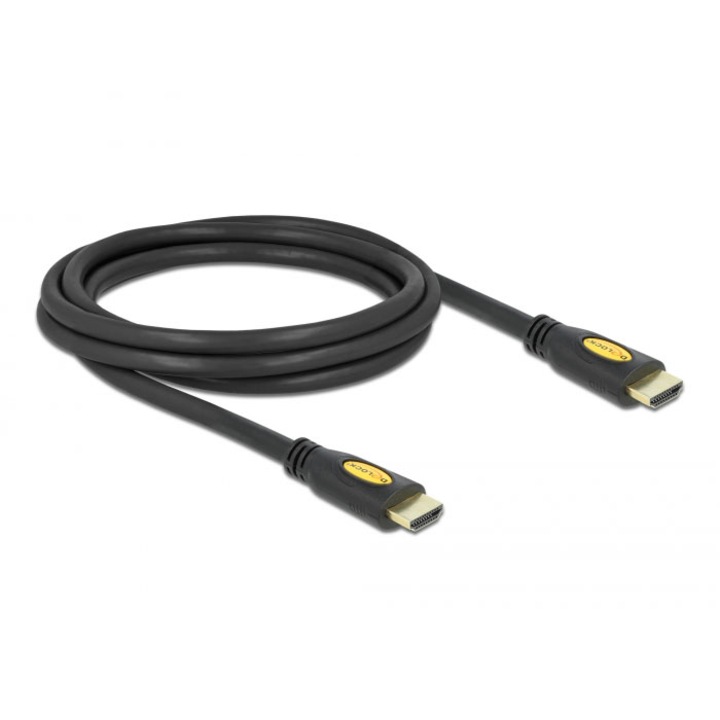 Кабел HDMI, DeLock, 2 м, Черен
