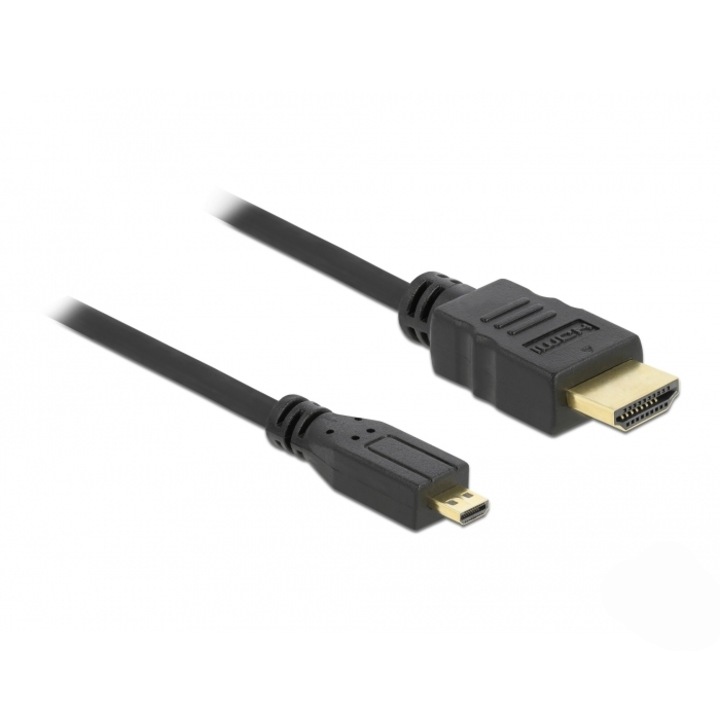 Delock High Speed HDMI Ethernet kábel A/D - A apa/apa 1,0m