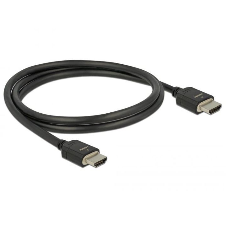 Cablu HDMI de mare viteza, Delock, 48 Gbps, 8K, 60 Hz, 1 m
