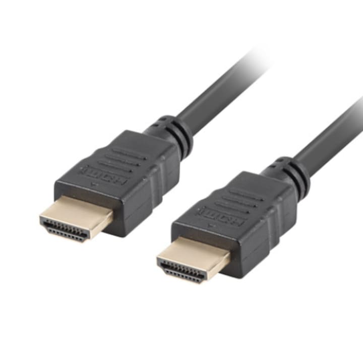 Cablu HDMI, Lanberg, 1 m, Negru