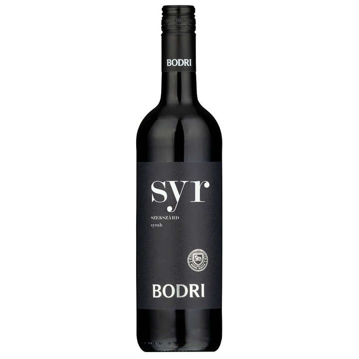 Bodri Syrah száraz vörösbor, 0.75l