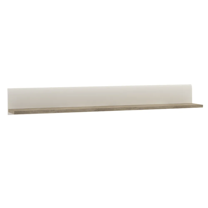 Lynatet мдф дъб сонома бял гланц 150x20x19,5 см