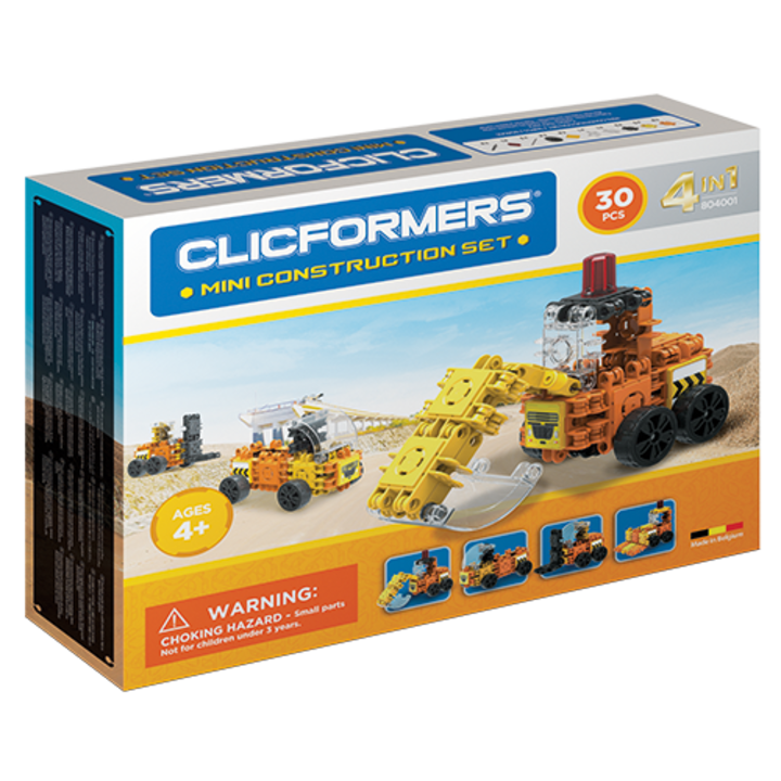 Конструктор Clicformers, Мини комплект с конструктори, 30 бр