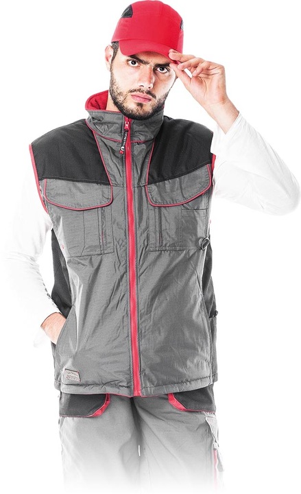 Vesta pentru barbati, Poliester-Lana, Multicolor, 2XL