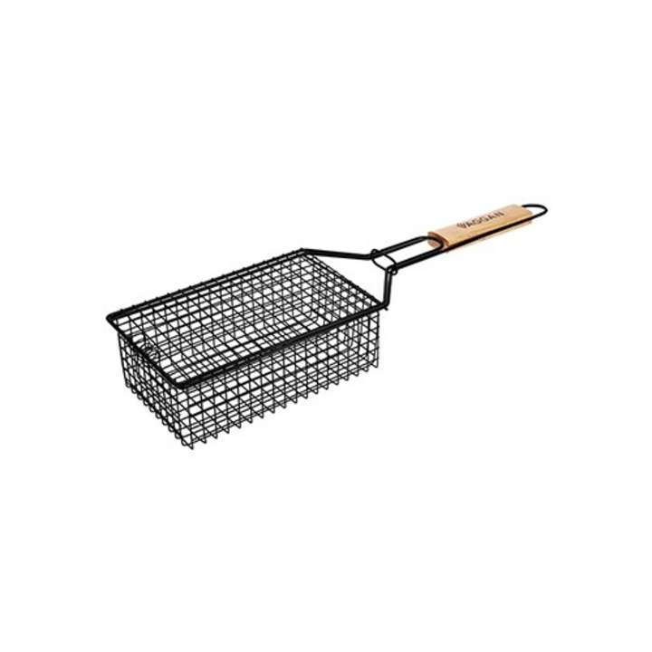 Suport gratar frigarui Vaggan, otel inoxidabil, 22x13x7.5 cm, negru