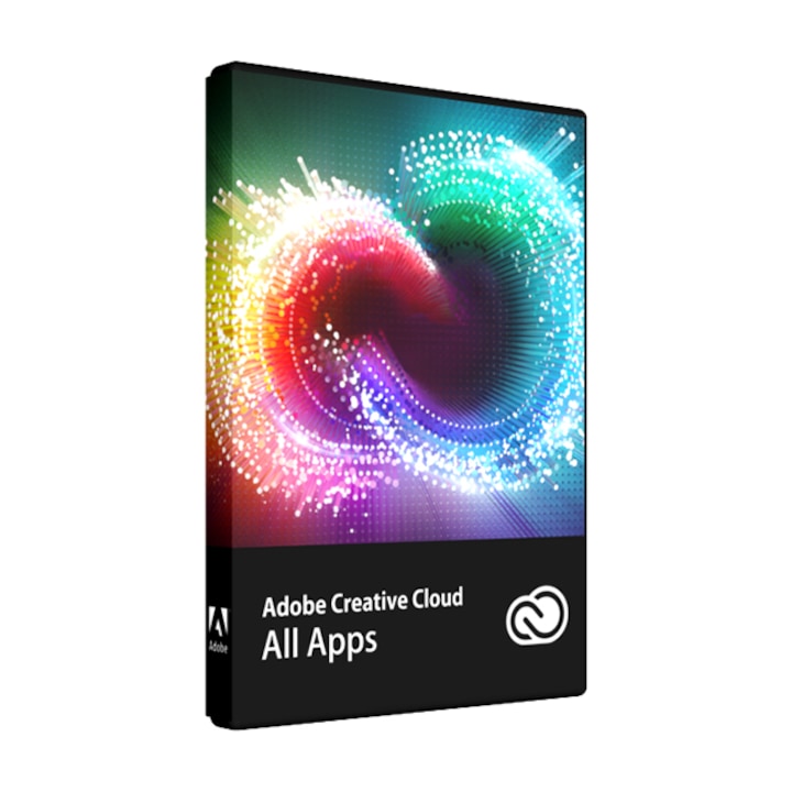 Adobe Creative Cloud licenc, Adobe, All Apps Desktop/Mac, angol, 1 felhasználó, 1 éves előfizetés