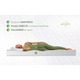 Saltea SuperOrtopedica Green Future KONFORTA+ 20 cm, 160x200x20cm, Spuma poliuretanica, Husa detasabila, lavabila, matlasata, hipoalergenica, Reversibila, Ferma
