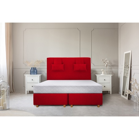 Saltea SuperOrtopedica Green Future KONFORTA 19 cm, 180x200x19cm, Spuma poliuretanica, Husa detasabila, lavabila, matlasata, hipoalergenica, Reversibila, Ferma