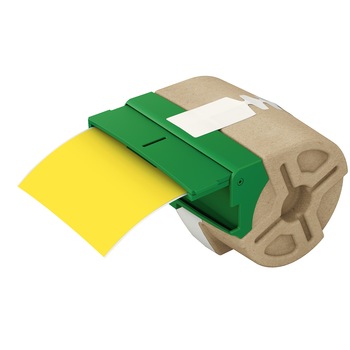 Cartus Leitz Icon, plastic, 88mmx10m, plastic galben, adeziv permanent Cartus Leitz Icon, plastic, 88mmx10m, plastic galben, adeziv permanent