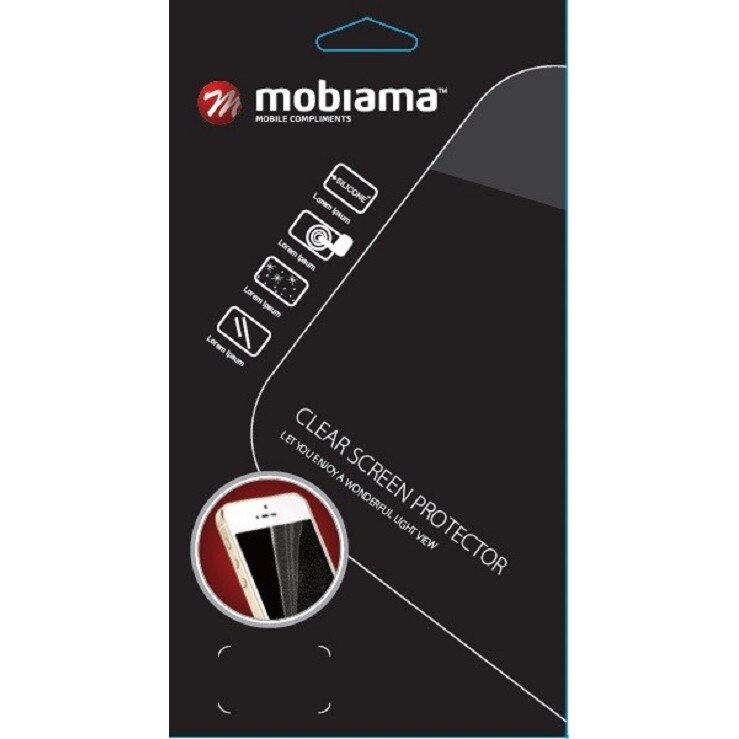 Folie protectie, ecran sticla, 2.5mm, Mobiama, pentru, iPhone 7, Negru