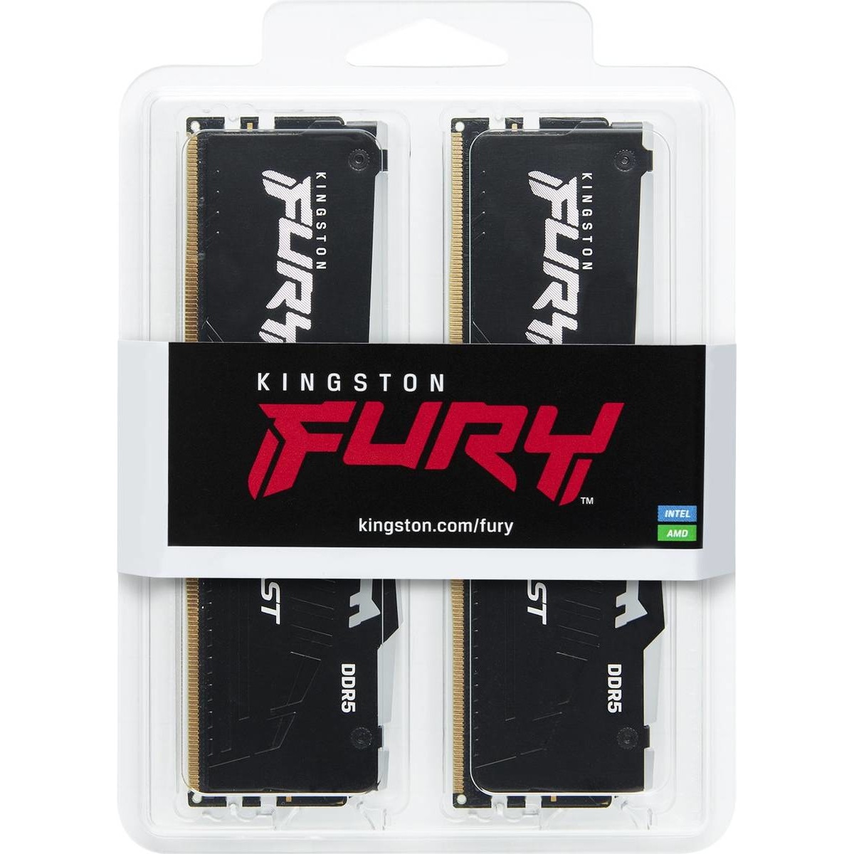 Memorie Kingston Fury, 32GB DDR5 (2x16GB), 6000MT/s, CL36 - eMAG.ro