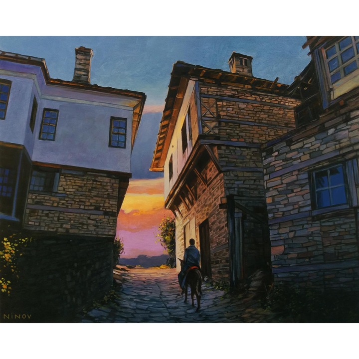 Рисуване по номера ITA ART, Към дома, 40х50см, Многоцветен