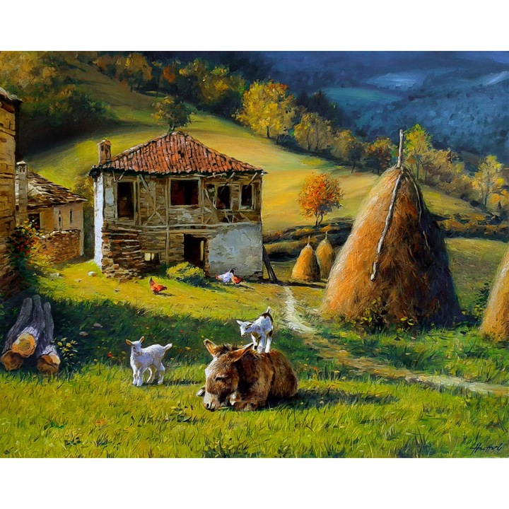 Рисуване по номера ITA ART, Някъде в Родопите, 40х50см, Многоцветен