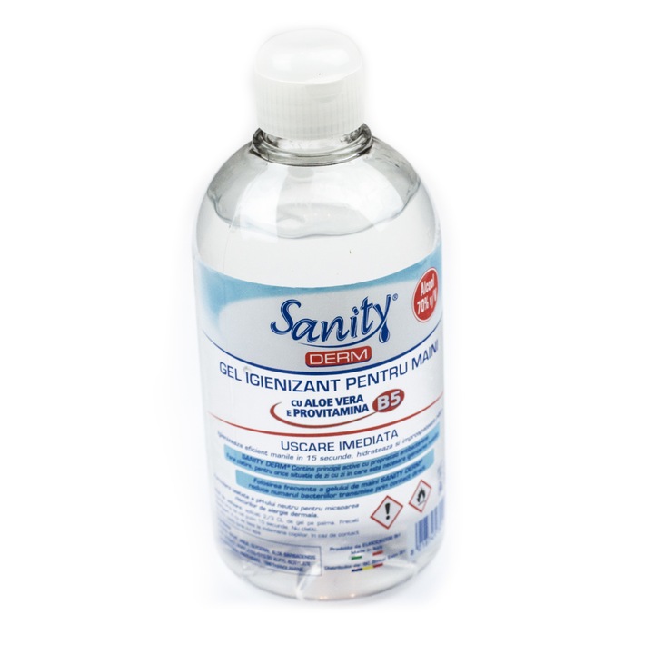 Gel Igienizant pentru maini Sanity 500 ml