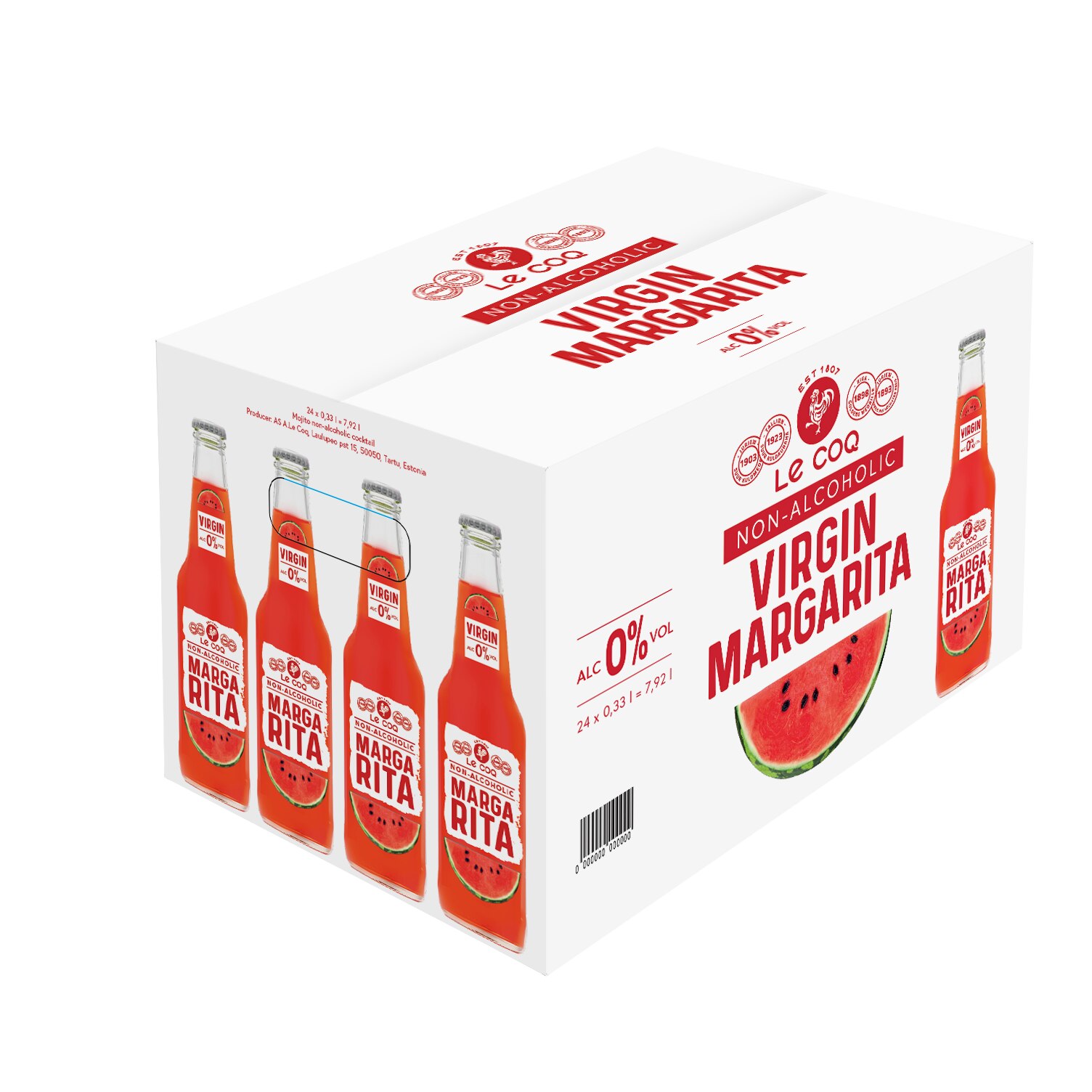 Cocktail LeCoq Virgin Margarita 0 alc. 24x0,33L eMAG.ro