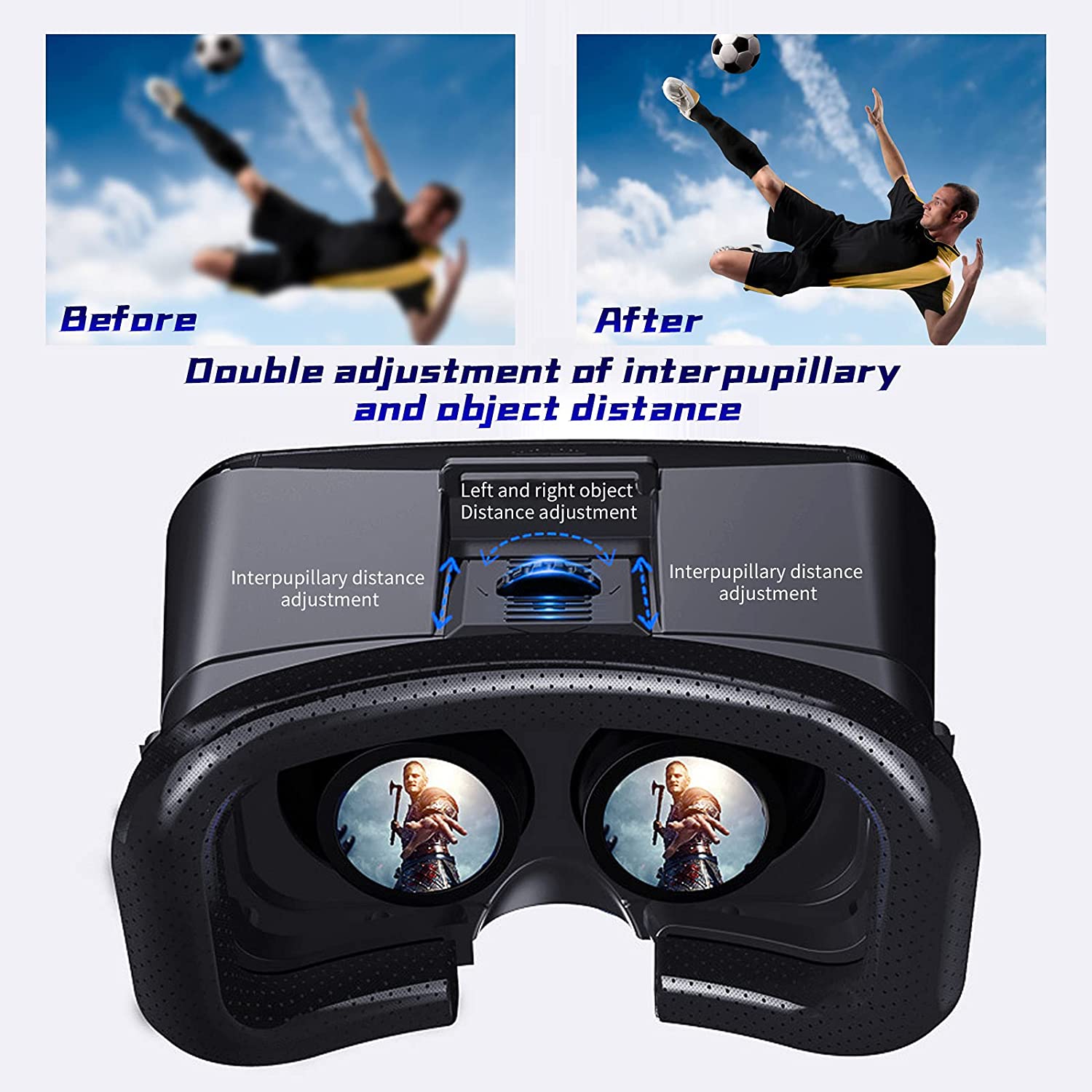impulse Obligate Maori Ochelari VR 3D, Rasina, Compatibil cu Smartphone, 35 cm, Negru - eMAG.ro