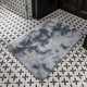 Covor moale de plus, Gri deschis, 120x170 cm, Pufos, Fir lung