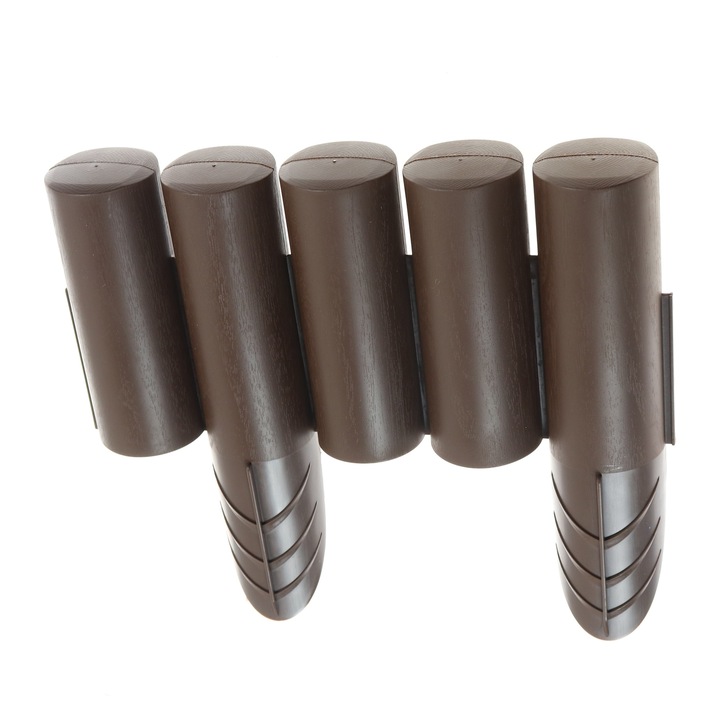 Separator gazon, plastic, maro, 25 cm x 2.4 m