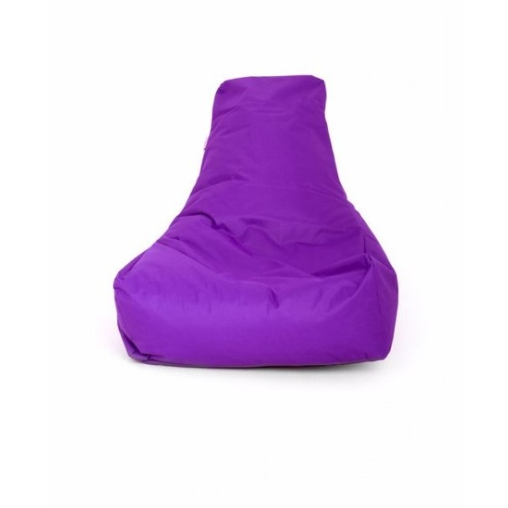 Fotoliu tip para, Big Bean Bag, textil umplut cu perle polistiren, mov, 55 x 75 x 85 cm