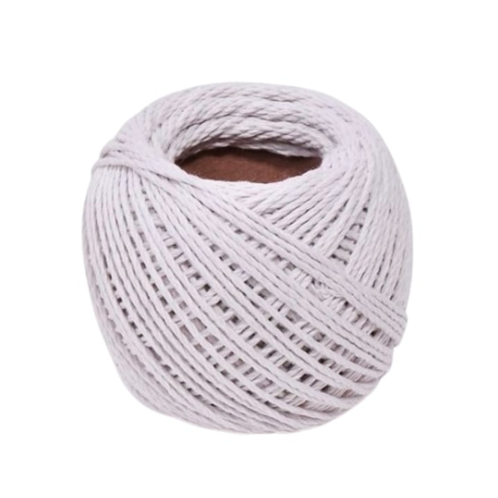 Канап за опаковане, памук, бял. 50 м