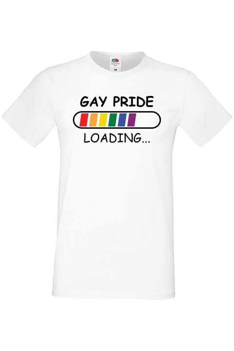 Férfi póló Budapest Pride felvonulás LGBTQ Tralala Gay Pride Loading, Fehér