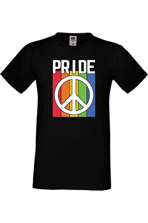 Férfi póló Budapest Pride felvonulás LGBTQ Tralala Pride 2, Fekete