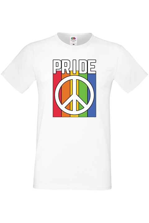 Férfi póló Budapest Pride felvonulás LGBTQ Tralala Pride 2, Fehér