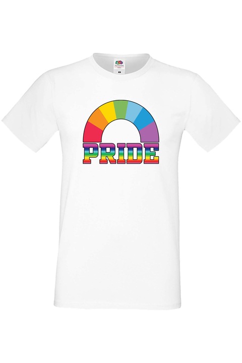 Férfi póló Budapest Pride felvonulás LGBTQ Tralala Pride 5, Fehér