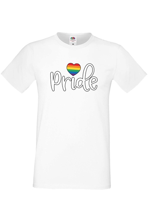 Férfi póló Budapest Pride felvonulás LGBTQ Tralala Pride 6, Fehér