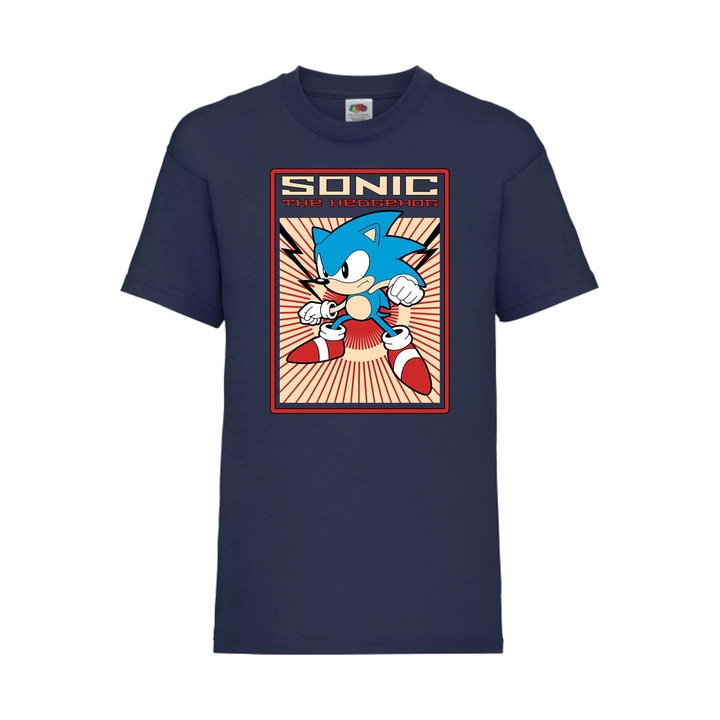 Детска Тениска подарък Sonic the Hedgehog Таралежът Соник Knuckles Tales Sonic the Hedgehog Retro 1, Ментово зелено